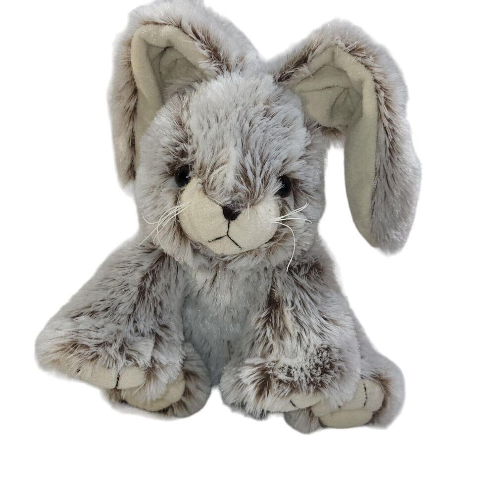 Unipak Plush Bunny Rabbit Frosted Brown White Sitting Easter‎ Gift 13"
